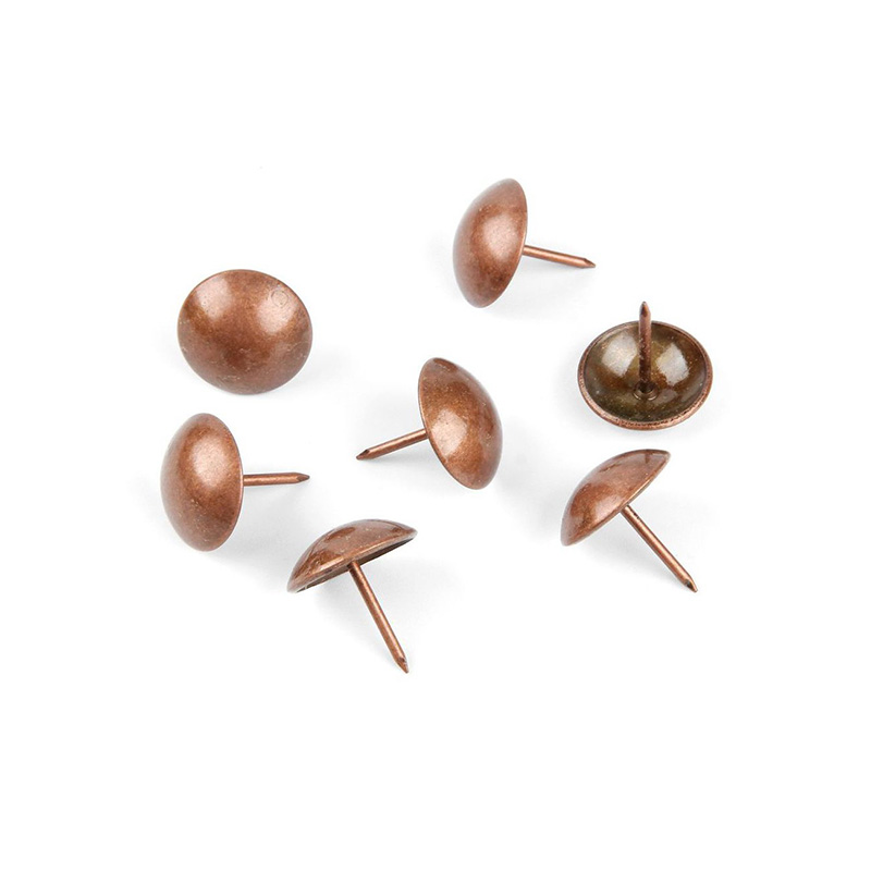 China Supply Golden Plated Steel Furniture Nails_Sofa Nails