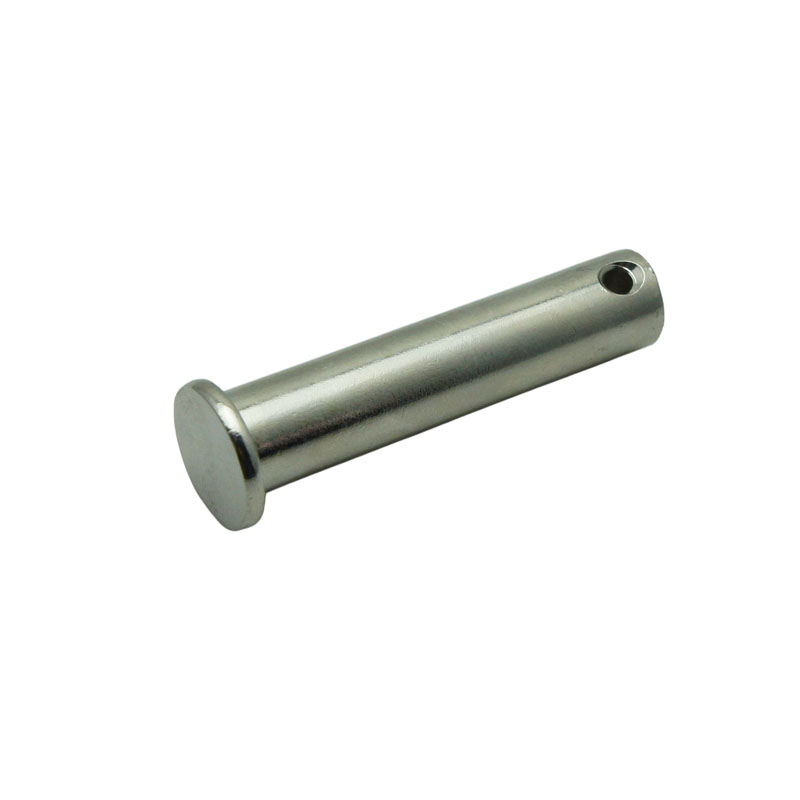 DIN1444 Flat Head Stainless Steel Iron Clevis Dowel Pin with Single Split Hole