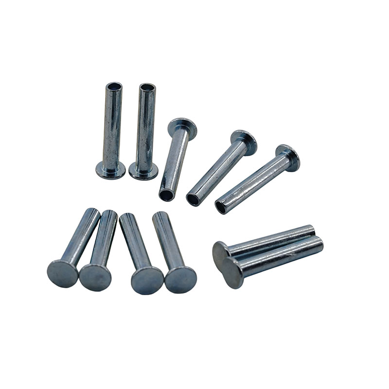 Mushroom Head Galvanizing Carbon Steel Stainless Steel Hollow Rivet, Semi Solid Rivet