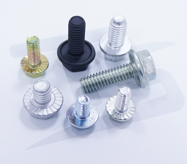 ANSI Standard SAE J429 Grade 5 Galvanized Hex Flange Head Silo Bolt with Curved Washer